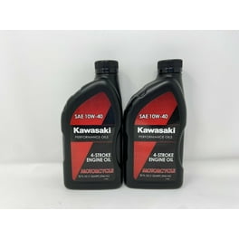Kawasaki SAE 10W40 4 Cycle ATV Engine Motor Oil, 2 Quarts