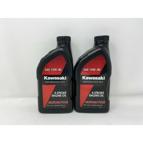 Kawasaki Performance 10W-40 4-Stroke Engine Oil 2 QUARTS K61021-202A 2 PACK