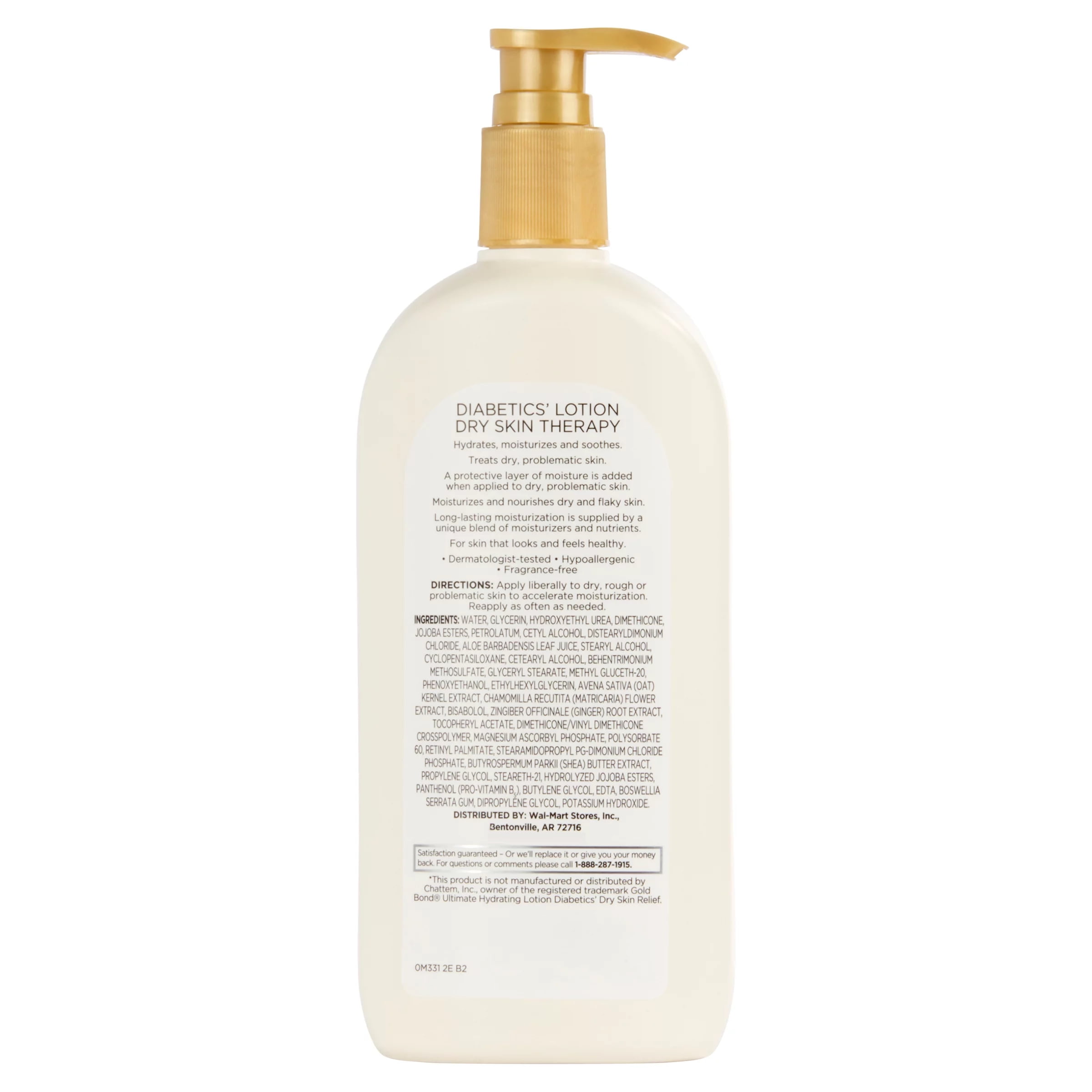 (3 pack) Equate Beauty Diabetics' Dry Skin Therapy Lotion, 13 oz