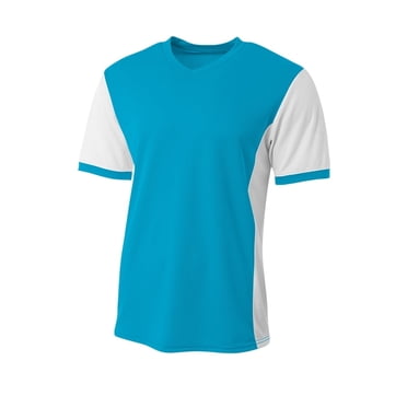 A4 Premier Soccer Jersey For Men in Electric Blue White | N3017