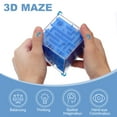 thumbnail image 3 of Uxcell Labyrinth Puzzle Box, 3 Pcs Puzzle Cube Funny Labyrinth Game Puzzle Box Mind Teasers Leisure Toys for Adults Birthday Gifts Party Favors, Blue/Green/Pink, 3 of 6