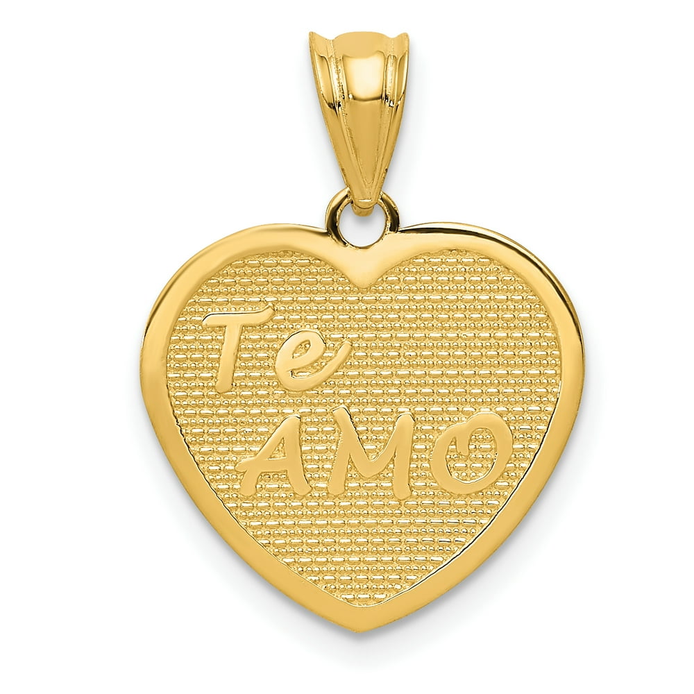 Te Amo Heart Necklace