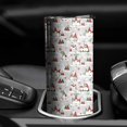 thumbnail image 3 of 20oz Multicolor Christmas Gnome Pattern Skinny Tumblers Stainless Steel Tumbler with Lid and Straw,Vacuum Insulated Double Wall Travel Tumbler Cups with Cleaning Brush for Coffee,Tea, 3 of 6
