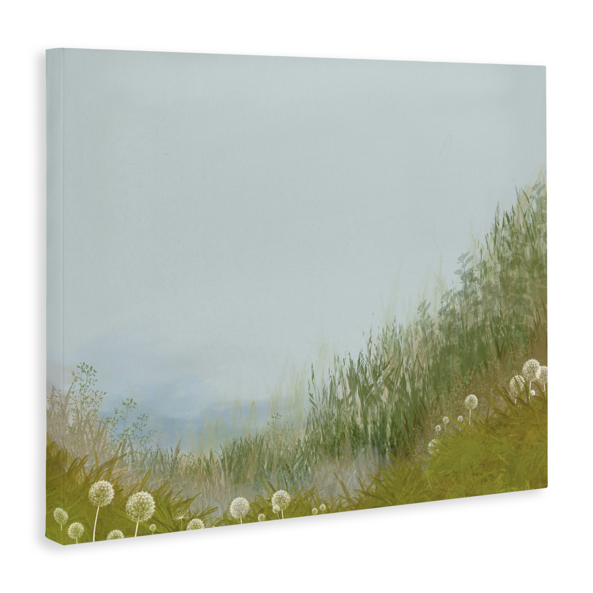 Misty Meadow Hill Canvas Wall Art, design by Renel Peters