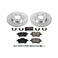 thumbnail image 3 of PowerStop Front Z23 Evolution Sport Carbon-Fiber Ceramic Brake Pad and Drilled & Slotted Rotor Kit Fits: MINI COOPER Select Models K6665, 3 of 10