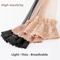 thumbnail image 4 of Suspenders Pantyhose Fishnet Women Stockings Garters Lace Thin Sexy Stockings tights-beige One Size, 4 of 6