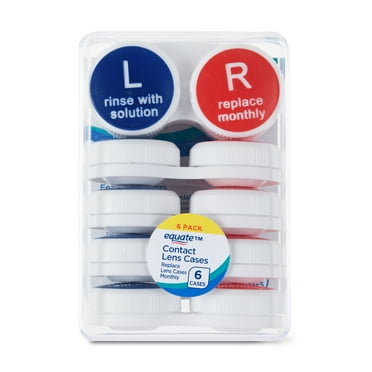 Equate Contact Lens Case, 6 Count