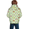 thumbnail image 2 of KLL Unisex Kids Boys Girls Hooded Pocket Pullover Hoodies-Cute Chubby Frog, 2 of 6
