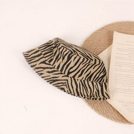 

Baby Boys Girls Toddler Leopard Print Bucket Hats Caps Sun Hat