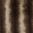 thumbnail image 3 of SAFAVIEH Coco Striped Plush Fur Pillow, Milk/Chocolate, 3 of 3