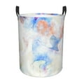 thumbnail image 2 of YFYANG Waterproof Laundry Hamper, Ink Watercolor Art Laundry Basket Oxford Fabric with Handle Foldable, M, 2 of 8