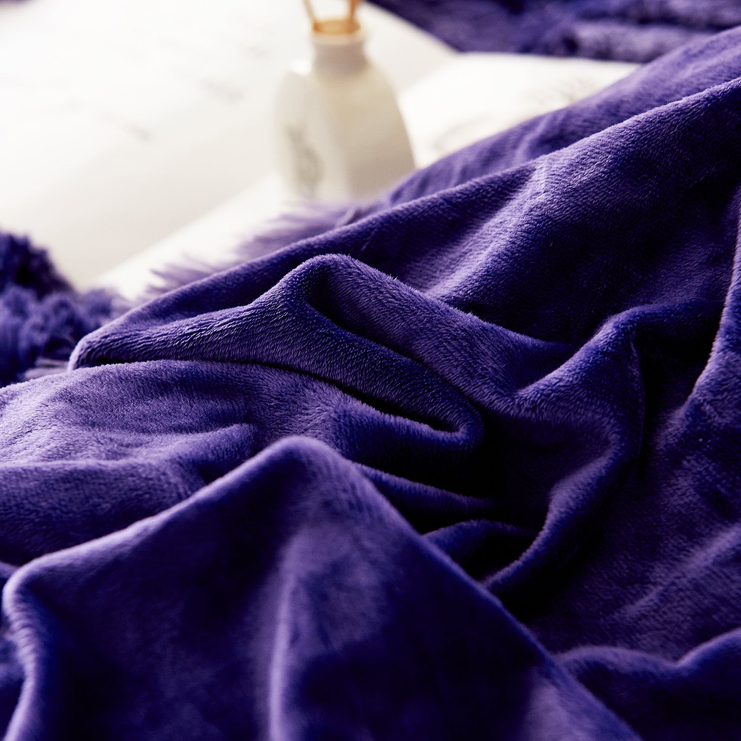 HAOK Child Polyester Duvet Set, Twin, Purple, 3-Pieces