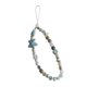 thumbnail image 1 of Secure Beaded Phone Chain with 3D Blue Sea Stars Charm Easy Carry Plastic Lanyard For Universal Smartphone Models, 1 of 4