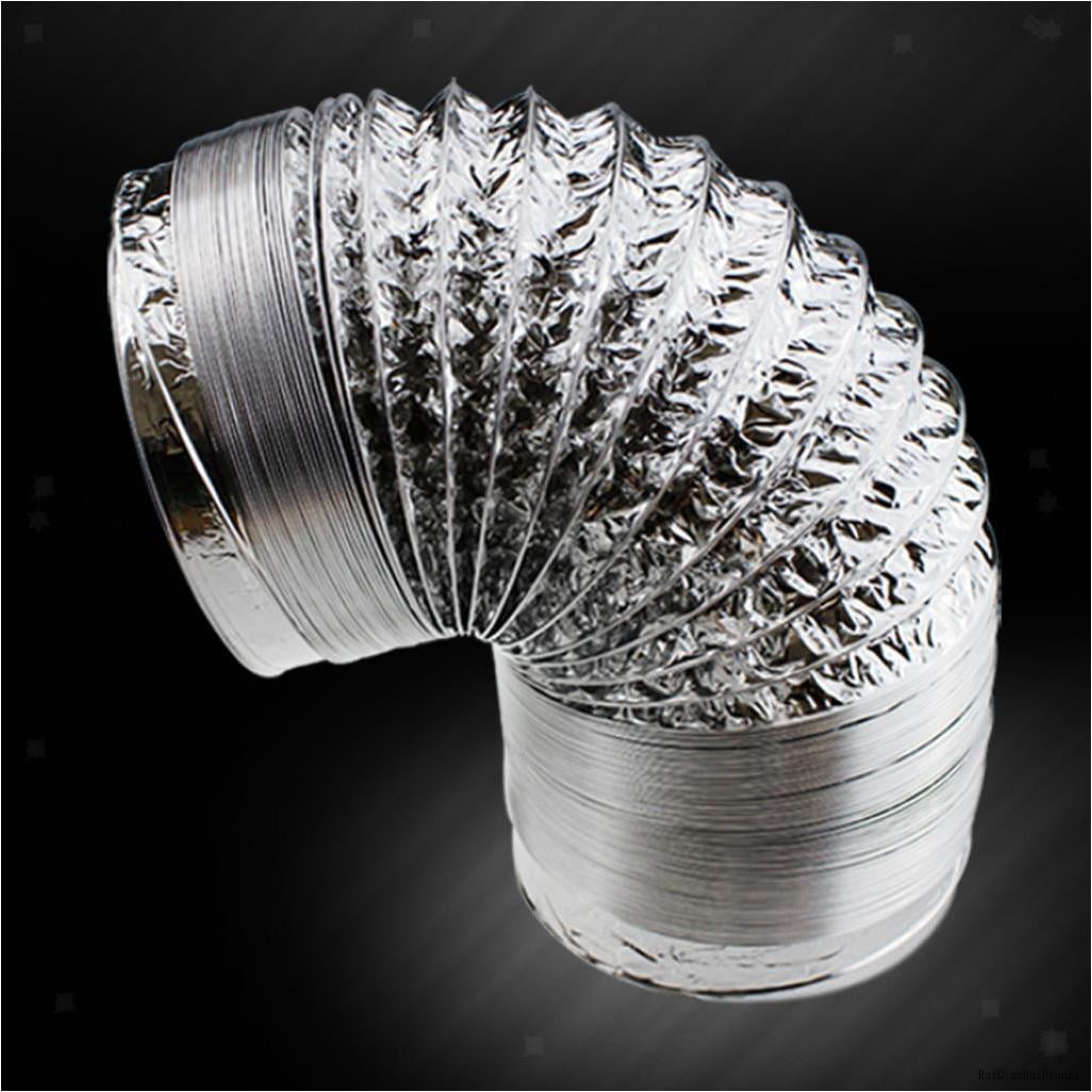 3 Inch 5 Feet Flexible Air Aluminum Ducting Dryer Vent Hose Kitchen