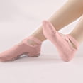 thumbnail image 5 of Babcutegg Pilates Socks for Women with Straps Athletic Wear Yoga Non-Slip Comfortable and Breathable Gym Wear Womens Athletic Wear Pink Size Free Size, 5 of 6