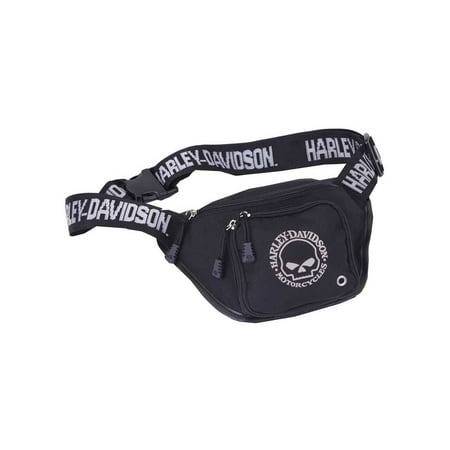 Harley-Davidson Willie G Skull Logo Belt Bag, Water-Resistant, Black 99426-SKULL, Harley (Best Harley Davidson For Two Riders)