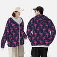 thumbnail image 4 of Lsque Cute Flamingo UPF 50+ Lightweight Sun Protection Men's Women's Long Sleeve Shirt, Hoodie Performance -Medium, 4 of 9