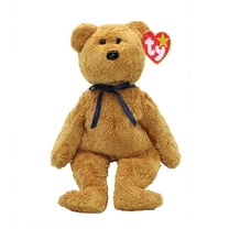 Fuzz the Bear - TY Beanie Baby Stuffed Animal (1999 Retired)
