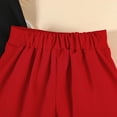 thumbnail image 4 of ITSAME Girls Outfits 2-Piece, Big Flower Sleeveless Tops and Skorts Summer Fashion Dressy Clothes Red Size 4-5, 4 of 8