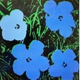 thumbnail image 2 of Andy Warhol "Flowers" 1964 (green & blue ) CUSTOM FRAMED Pop Art Litho Generic, 2 of 3