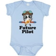 thumbnail image 3 of Inktastic Boys Future Pilot Panda Boys Baby Bodysuit, 3 of 5
