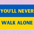 thumbnail image 3 of CafePress - You'Ll Never Walk Alone Pro Ukraine T Shirt - Women's Nightshirt, 3 of 4