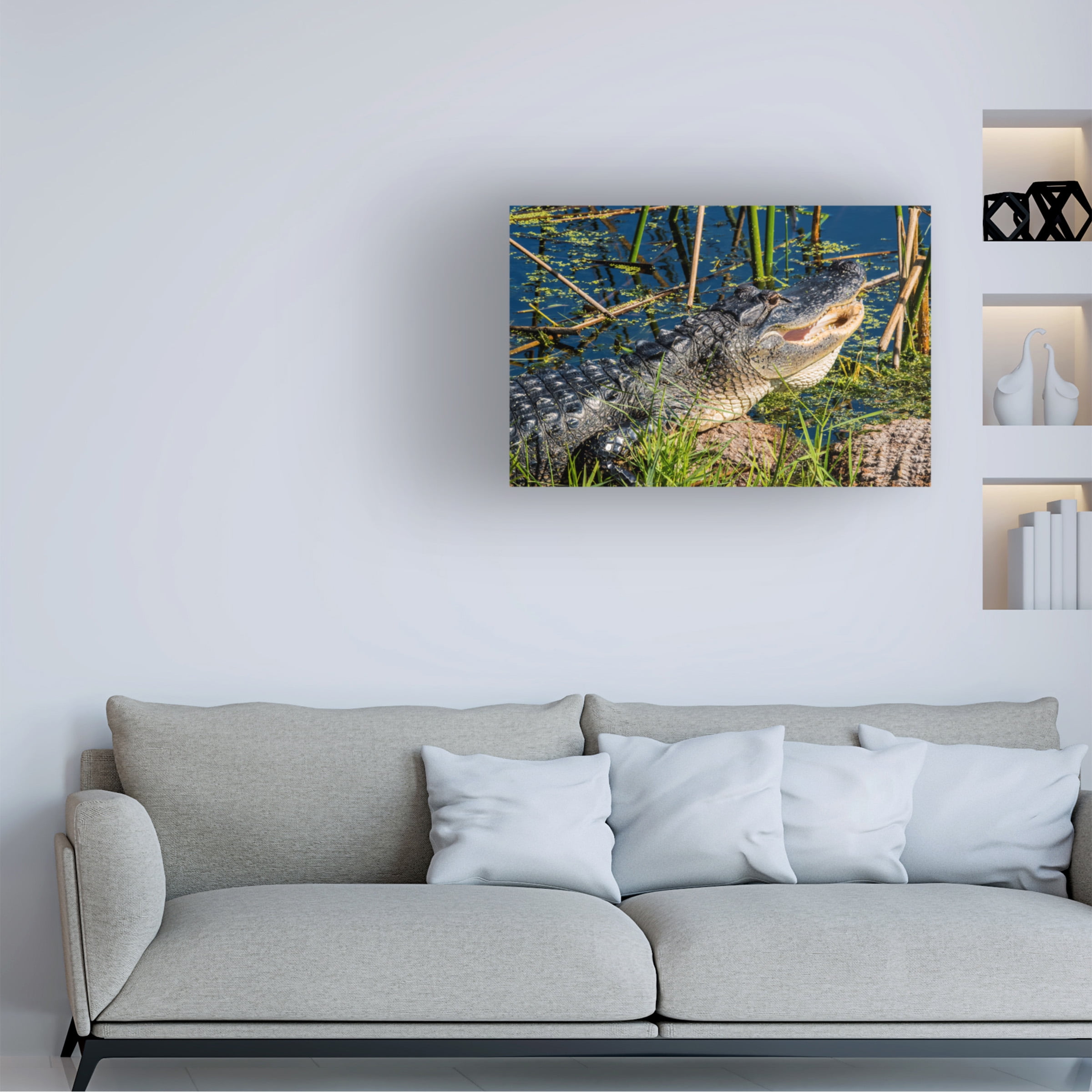 Robert Michaud 'Gator 2' Canvas Art