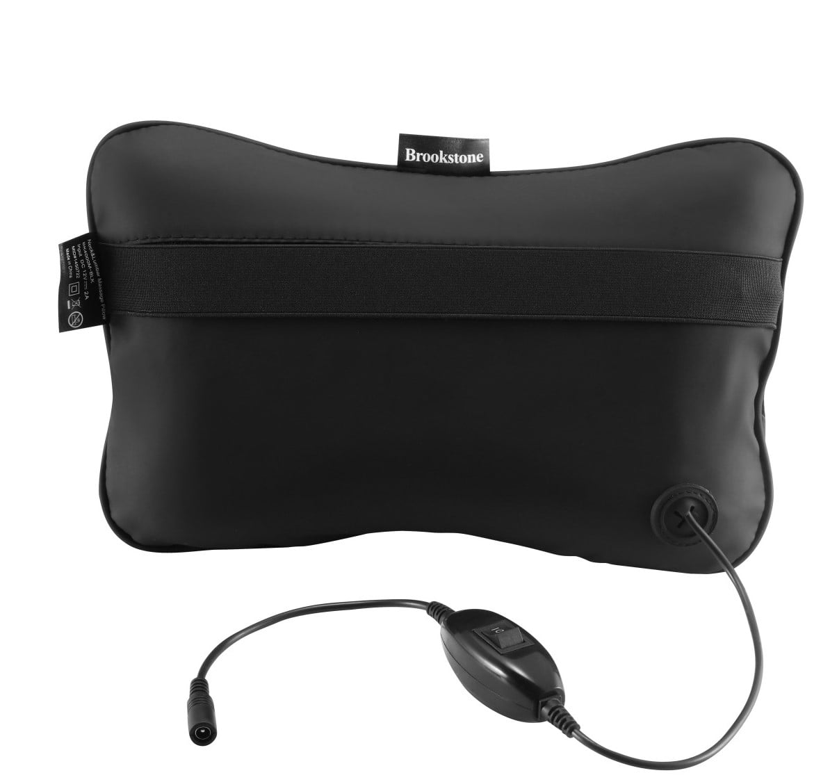 Brookstone Shiatsu Neck & Lumbar Massage Pillow, 6 Massage Nodes