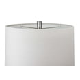 thumbnail image 2 of Grandview Gallery 29.5" Vintage Metal Table Lamp Set Featuring Tapered Curve Design and Natural Linen Drum Shades - Modern Lighting Perfect for Nightstands and End Tables (Set of 2), 2 of 6