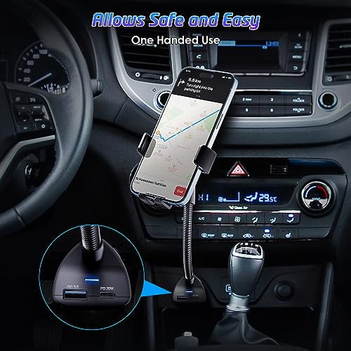 Phone Charger Car Mount with Dual USB Charger Cellphone Holder for Car  Cigarette Lighter Phone Holder Charger, Phone Charger Car Mount, Car Phone  Mount with USB Charger, Cigarette mounts|Phone Mount C -