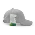 thumbnail image 4 of Suede Baseball Cap, Unisex Faux Suede Leather Classic Adjustable Plain Hat Baseball Cap Grey, 4 of 6