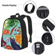 thumbnail image 3 of Easygdp Vegetable Mochila para Niños y Niñas con Set de Caja de Almuerzo y Estuche para Lápices 3 en 1, Mochila Escolar Estampada para Adolescentes, 3 of 7