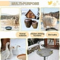 thumbnail image 5 of 2X Stronger Power 60W Bird Bath Heater, Birdbath Deicer with Thermostatically Controlled & Auto Shut US Plug,2 x Bird Bath Heaters Outdoors,White, 5 of 8