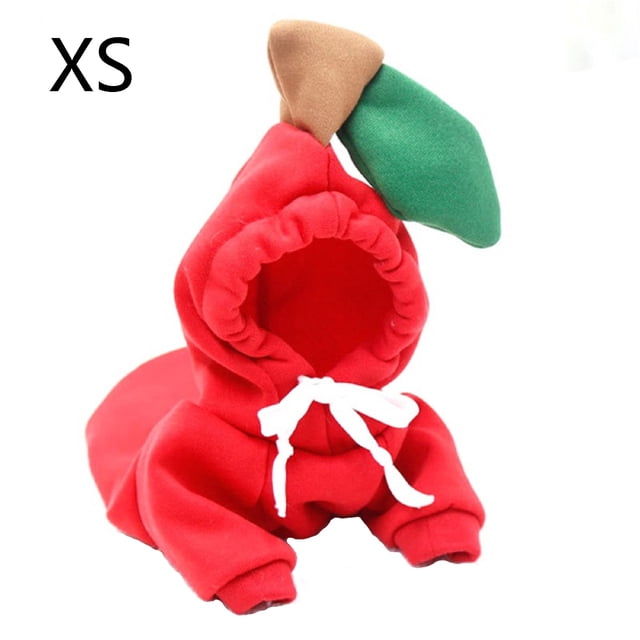 LSLJS Medium Sized Dog Fruit Small Dog And Winter Fleece Clothes, Pet Costume