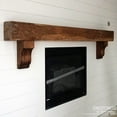 thumbnail image 5 of Ekena Millwork BKTW04X06X12CVRO Support Clarksville 3.5 x 6 x 12 Po, Chêne Rouge, 5 of 5