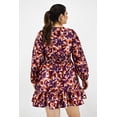 thumbnail image 3 of Vestido escote de moño Roman Fashion /Tallas Extras, 4318 (Vno) vino 38, 3 of 7