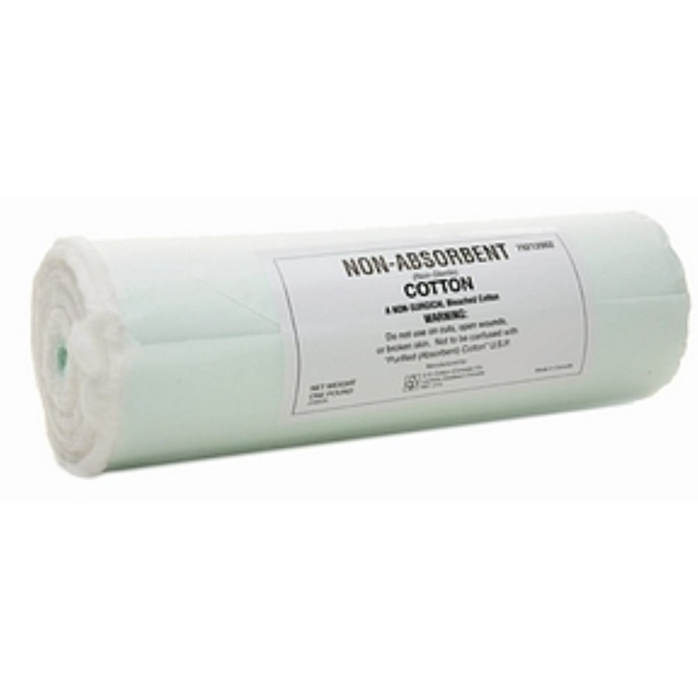 US Cotton Absorbent, Non Sterile, Cotton Roll 1 lb
