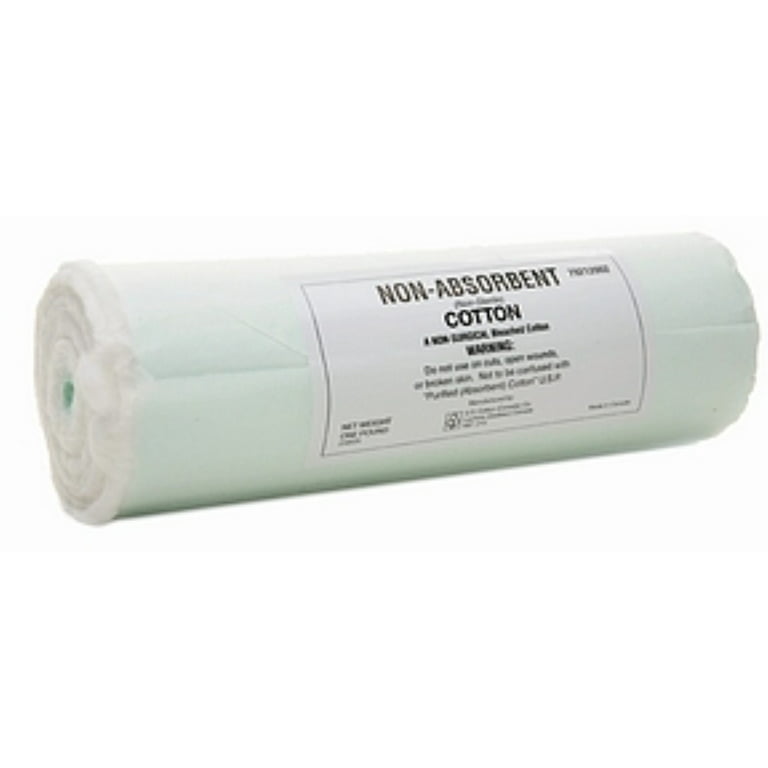 US Cotton Absorbent, Non Sterile, Cotton Roll 1 lb 