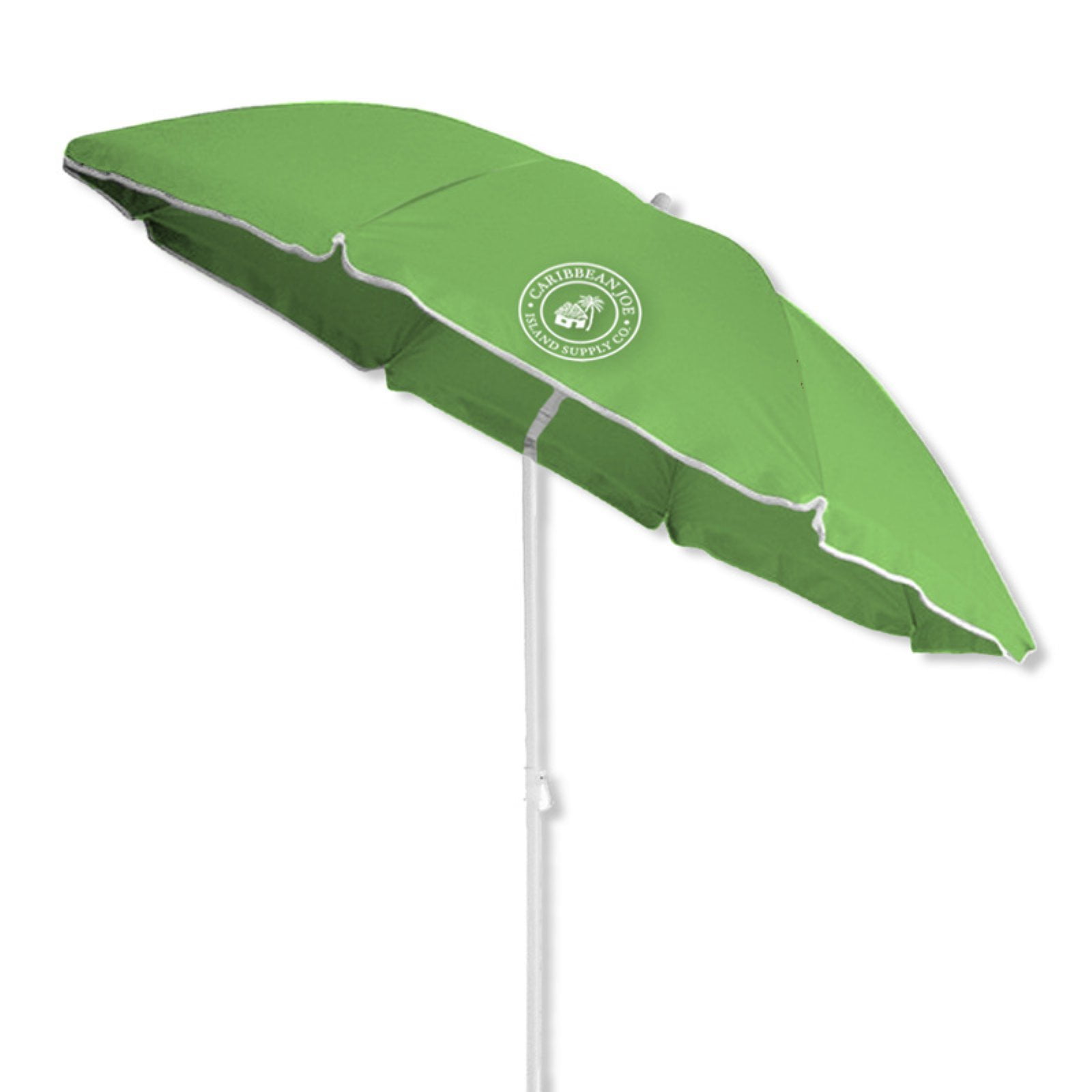 with Color Matching Carry case Green Caribbean Joe CJ-UV72GRN 6 Beach Umbrella UV Protection 