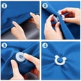 thumbnail image 2 of Clips de edredón Clips de plástico para edredón Clips de botón de edredón para la esquina interior y para mantener el edredón en su lugar (12 piezas) TUNC Sencillez, 2 of 5