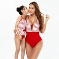 thumbnail image 5 of URMAGIC Mommy and Me Matching Family Swimsuit Ruffle Women Swimwear Kids Toddler Bikini Bathing Suits Summer Beachwear Sets, 5 of 14