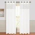 thumbnail image 1 of Lavish Home Karla Laser-Cut Grommet Curtain Panel, 1 of 2