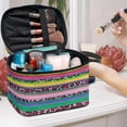 thumbnail image 5 of HELLHERO Leopard Multifunction Wide-open Portable Makeup Bag Organizer Adult Gifts & Daily Use, 5 of 6