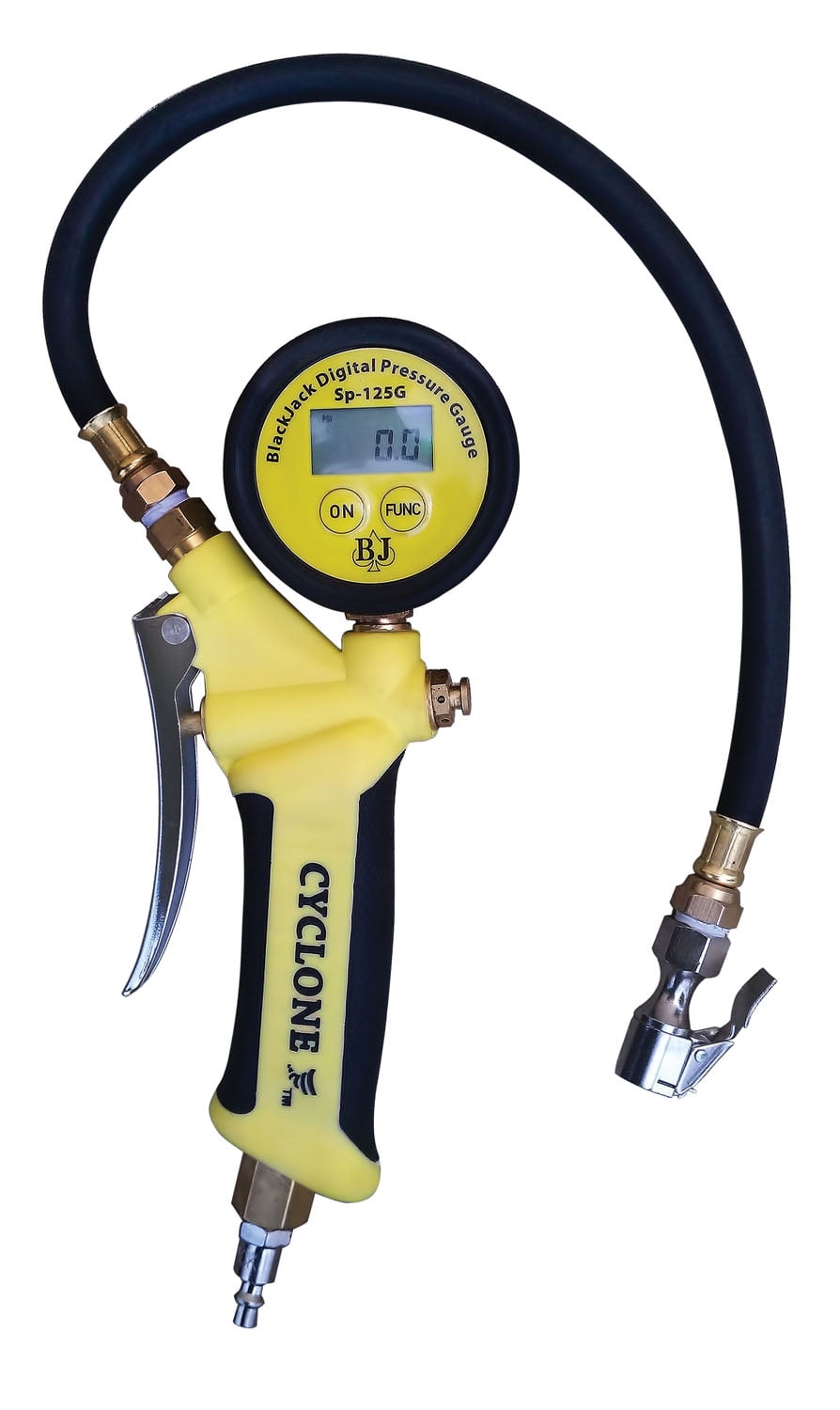 blackjack bjk ga 445 tire repair cyclone high flow tire inflater deflator gauge 10 160 psi walmart com