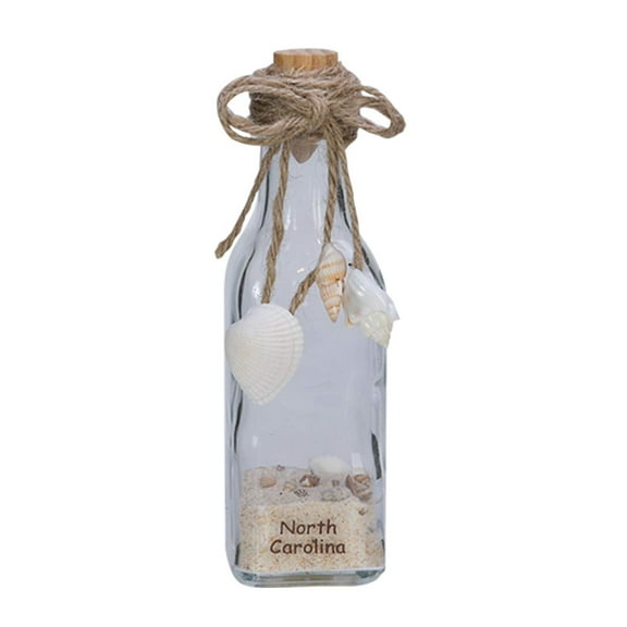 Beachcombers 7" Bottle with Sand & Shells Multi