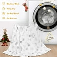 thumbnail image 5 of Christmas Blanket Gold Christmas Throw Blanket, Christmas Blankets and Throws Soft Warm Flannel Christmas Throw Blankets for Couch, Bed, Sofa, 50 x 60 Inch, Gold, 5 of 6