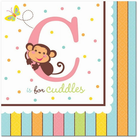 Fisher Price Baby Shower 'ABC' Lunch Napkins (36ct)