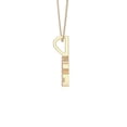 thumbnail image 5 of Natural Pink Tourmaline Zodiac-Libra Pendant Necklaces for Women in 18K Yellow Gold Vermeil, October Birthstone Jewelry Gifts for Her Birthday, Anniversary, Mothers Day,Party, Graduation, Valentines, 5 of 7