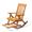 Teak, variant on Ktaxon Fir Wood Rocking Chair Adjustable Backrest with Footrest 28 Inch Indoor Living Room, Teak