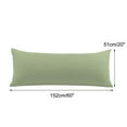 thumbnail image 2 of PiccoCasa 2Pcs Body Pillowcase Soft Microfiber Body Pillow Cover with Zipper Closure, King Sage, 2 of 8